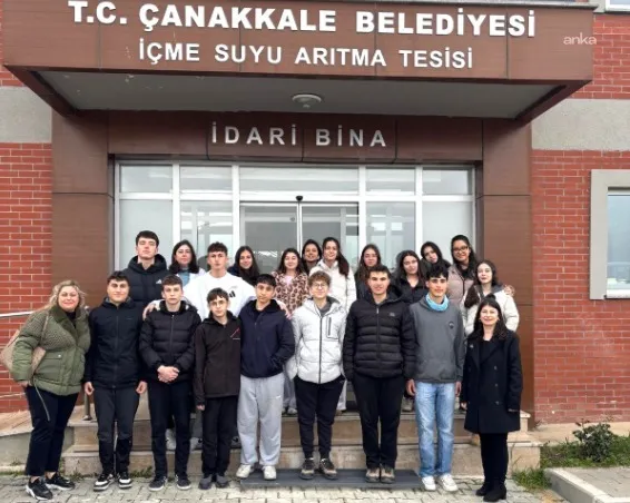 Çanakkale Belediyesi İçme Suyu Arıtma Tesisi, öğrencileri ağırladı